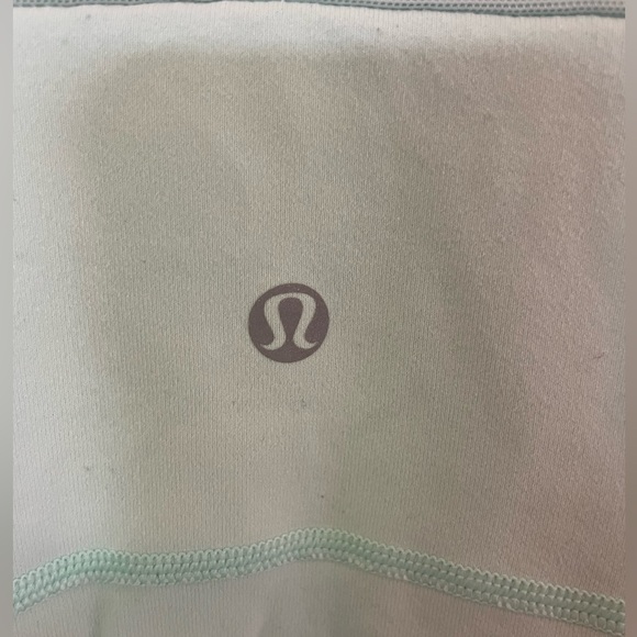 LULULEMON built in bra tank, mint green, Sz 8 (medium), GUC - Picture 3 of 5